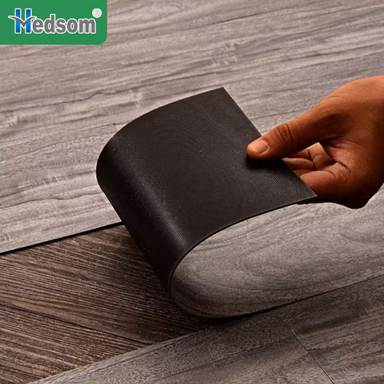 Revêtement de sol en vinyle PVC Lvt, revêtement UV, épaisseur 3 mm, arrière sec