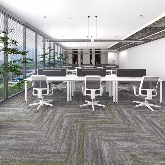 Petit pain touffeté de PE de revêtement de tapis de revêtement de sol de PVC de petit pain de tapis de plancher de restaurant